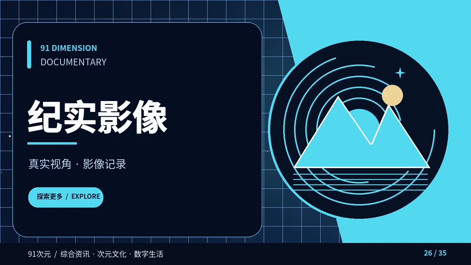 纪实镜头内容视觉